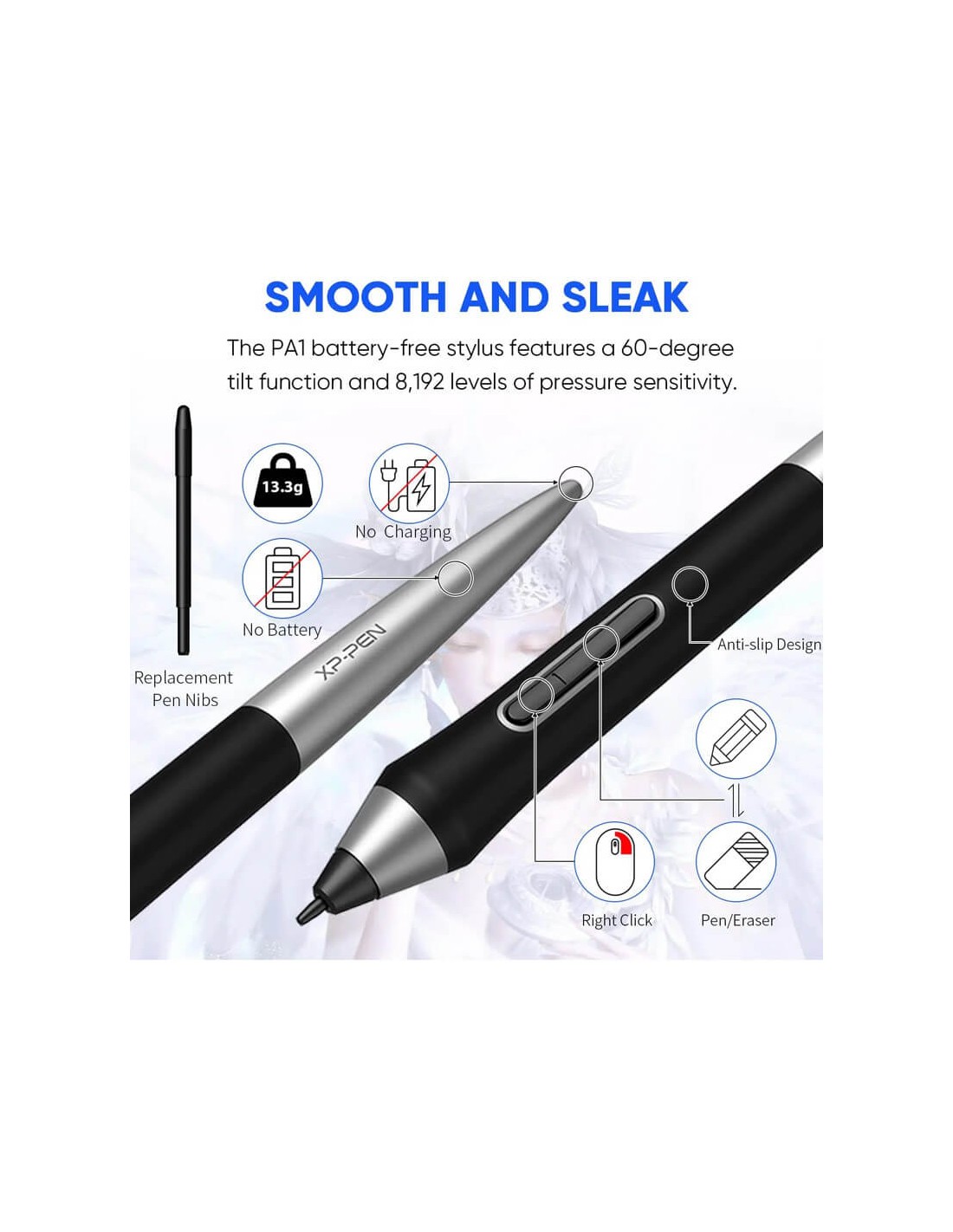 Tablette XP-PEN Déco Pro MW zone active 11 pouces pour dessin numérique et création