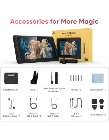 Tablette XP-Pen 15.6 pouces idéale pour illustrateurs et graphistes