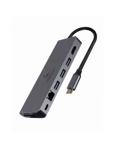 Câble USB-C GEMBIRD 5Gbps avec ports USB Type-A et HDMI