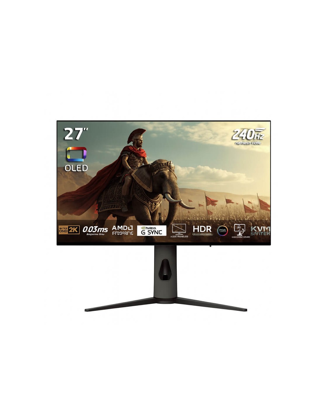 Ecran Gaming REDRAGON Hannibal OLED 27 pouces 2K QHD