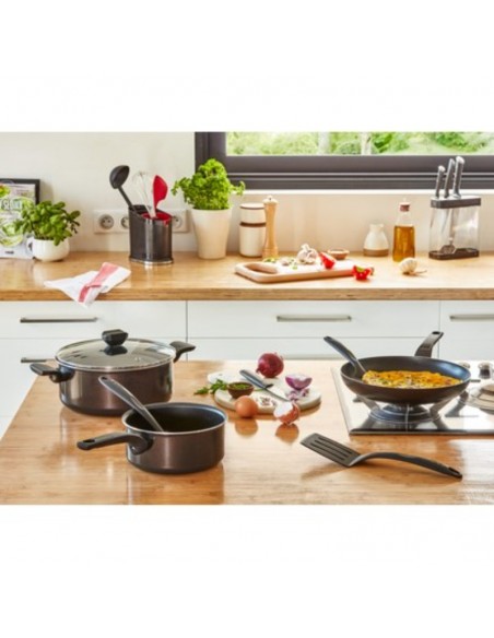 Poêle TEFAL Easy Cook & Clean poignée ergonomique confortable