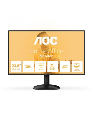 Ecran Pc AOC 23.8 pouces installé sur bureau