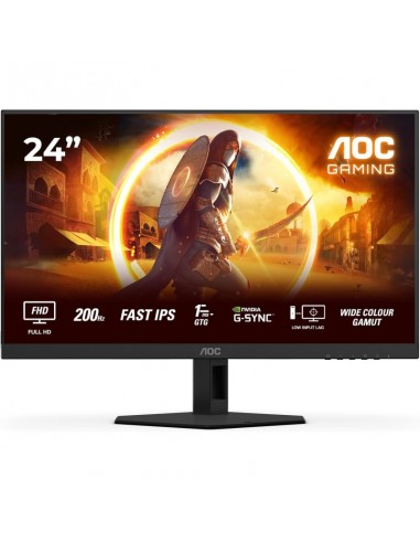 Ecran AOC Gaming 24G4HRE Fast IPS 200Hz vue latérale