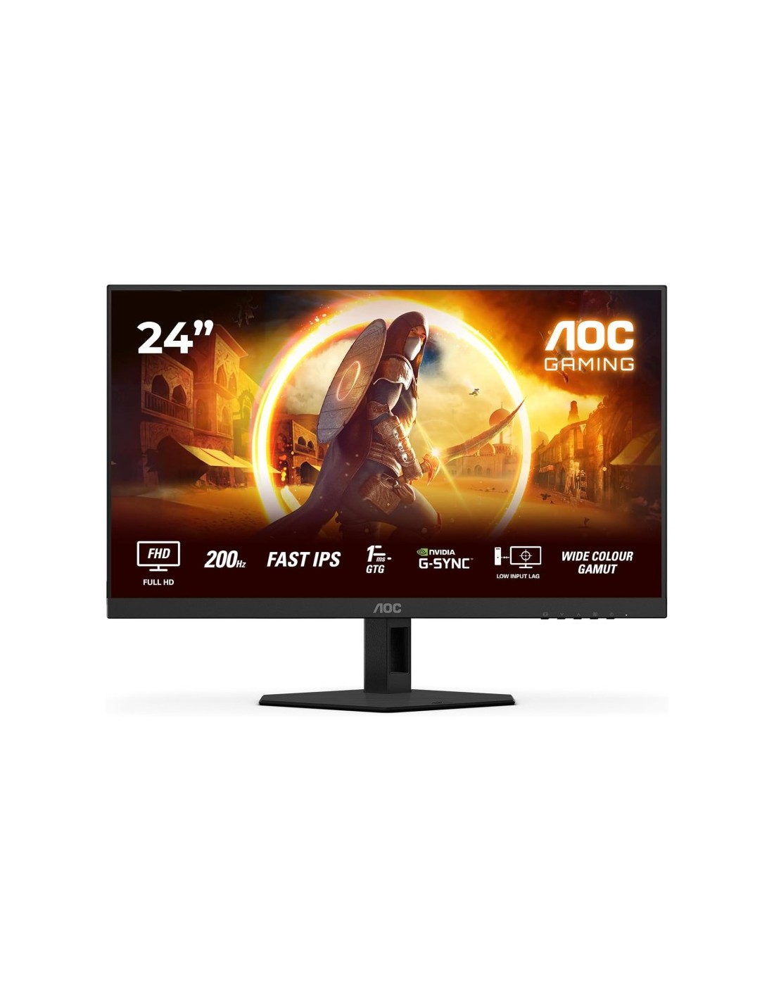 AOC 24G4HRE - Ecran Gaming 23.8 pouces Fast IPS 200Hz