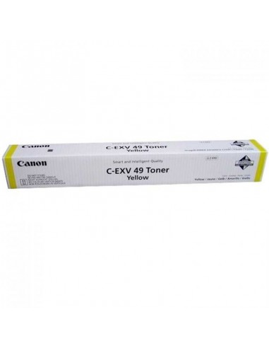 Cartouche originale CANON C-EXV49 pour imprimante couleur Jaune