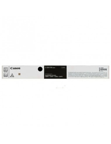 Toner CANON C-EXV 58 BK impressions laser nettes bureau