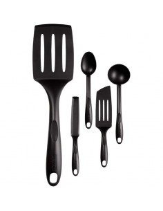Kit cuisine Tefal 5 pièces louche, cuillère et spatules