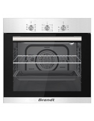 Four BRANDT BOE6707TX inox pour cuisson multiple et homogène Four BRANDT BOE6707TX inox pour cuisson multiple et homogène