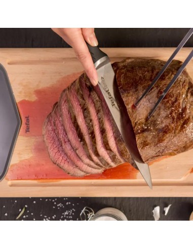 couteau cuisine haut de gamme Tefal pour découpe précise viande