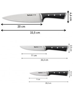 Ensemble couteaux Tefal pas cher pratique et durable 2