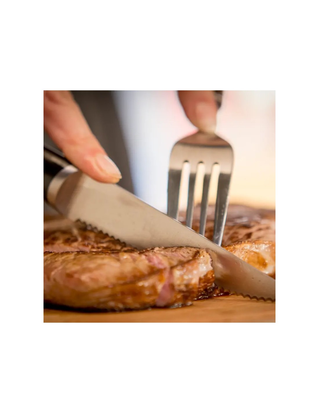 set couteaux à viande Tefal Ice Force noir