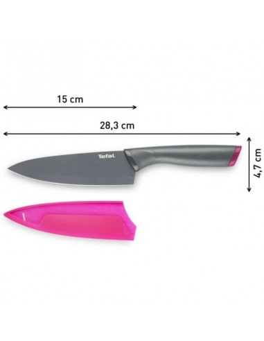 Couteau chef Tefal professionnel cuisine domestique Couteau chef Tefal professionnel cuisine domestique