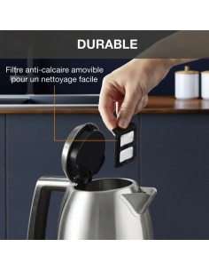 Bouilloire moderne KRUPS avec témoin lumineux et sécurité 2