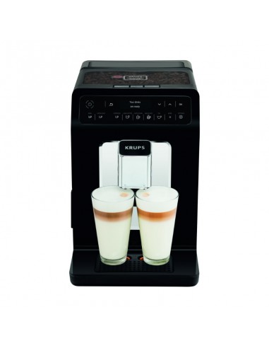Machine à café automatique KRUPS noir acier brossé
