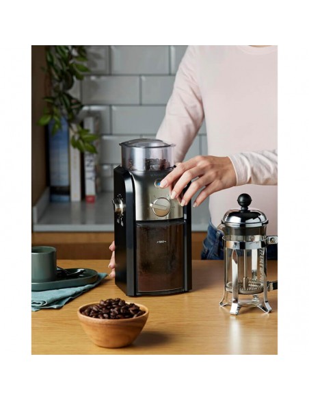 Moulin café noir compact pour cuisine pratique