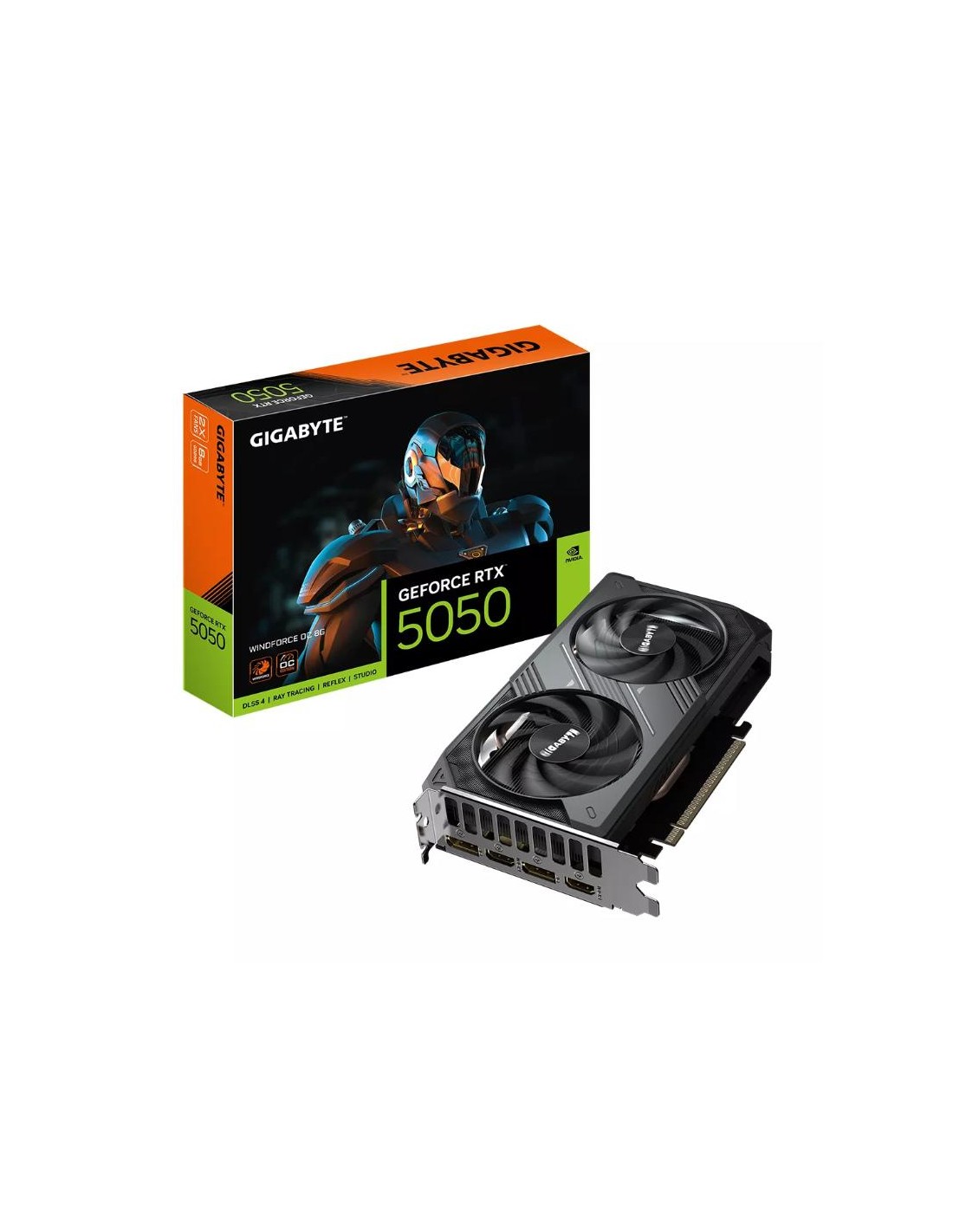 Gigabyte GeForce RTX 5050 WINDFORCE OC 8Go vue générale