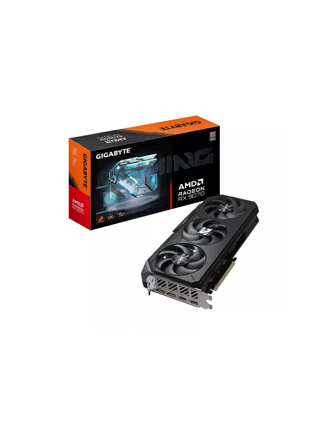 Gigabyte Radeon RX 9070 GAMING OC 16G performance gaming 16 Go