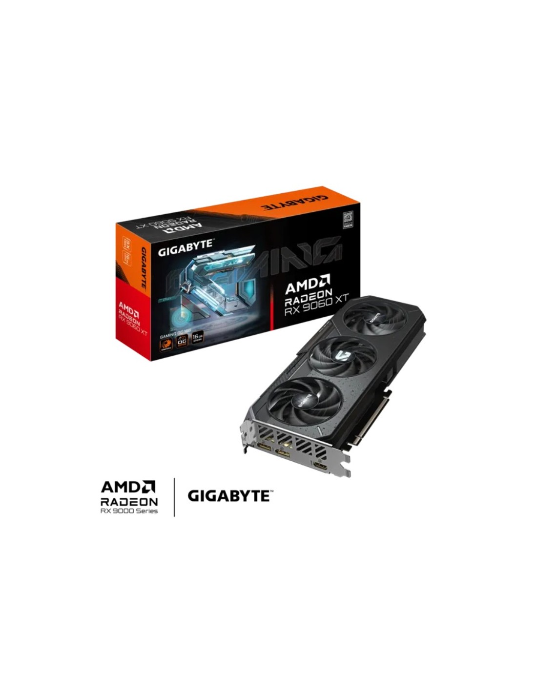 Radeon™ RX 9060 XT GAMING OC 16G carte graphique GIGABYTE design gaming