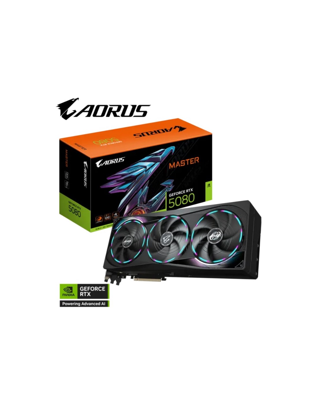 AORUS GeForce RTX™ 5080 MASTER 16G carte graphique gaming haut de gamme