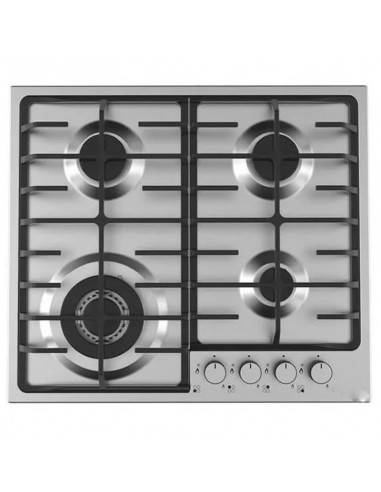 Plaque de cuisson inox 60 cm 4 feux durable et premium