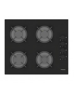 Plaque à Gaz Encastrable Premium AP1640-BS04 vue côté et commandes