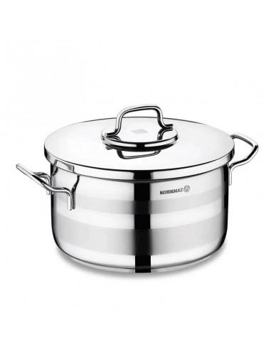 Faitout durable en inox résistant à la chaleur