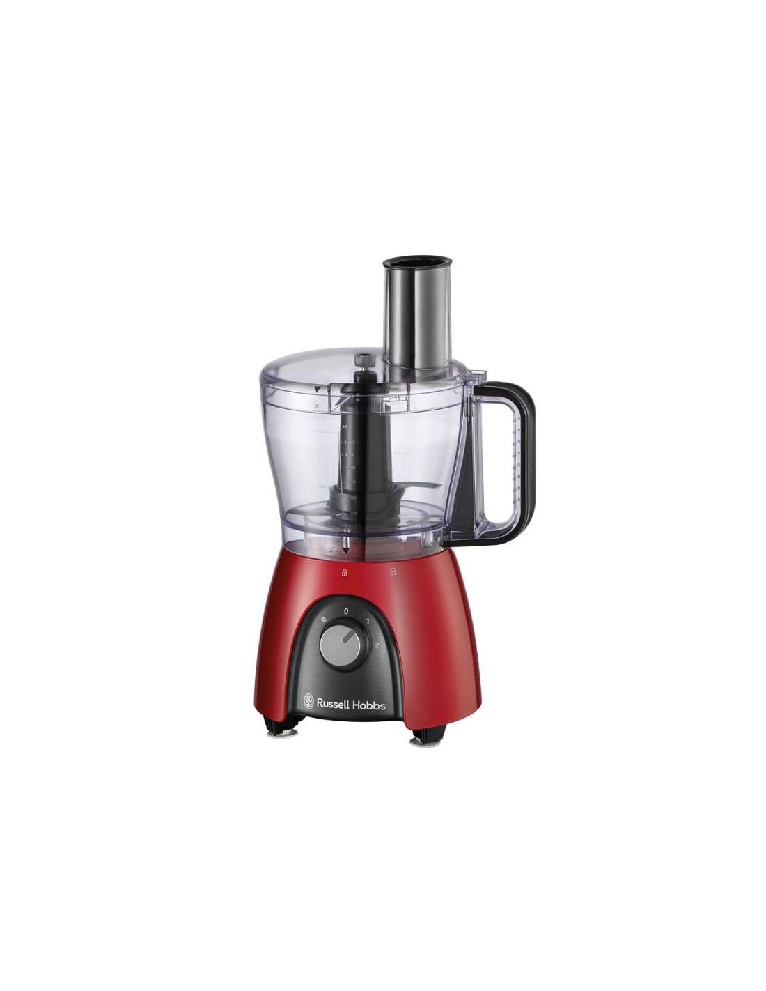 robot multifonction Russell Hobbs design rouge moderne