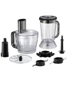 robot cuisine compact rouge pieds antidérapants 2