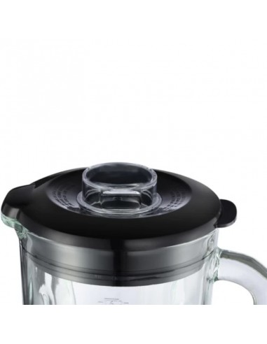 Mixeur rouge Russell Hobbs avec couvercle et lames lavables