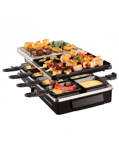 Grill raclette électrique design noir moderne cuisine Grill raclette électrique design noir moderne cuisine