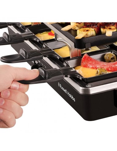 Raclette 8 coupelles antiadhésives Russell Hobbs Raclette 8 coupelles antiadhésives Russell Hobbs
