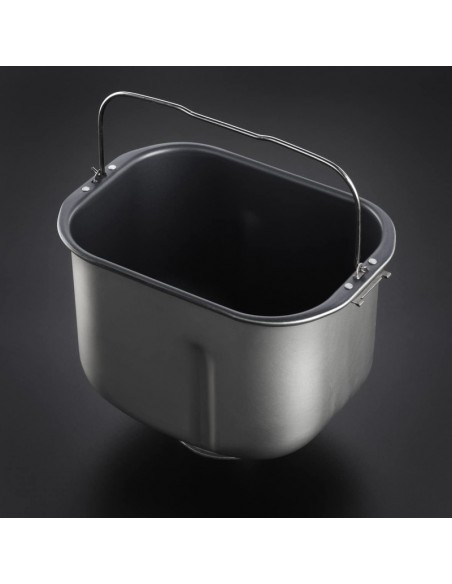 Four à pain électrique avec croûte réglable et poêle antiadhésive