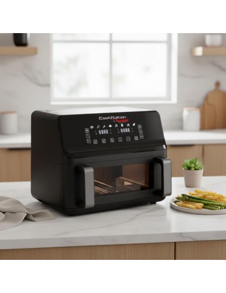 Friteuse programmable Techwood 9L pour cuisson saine rapide