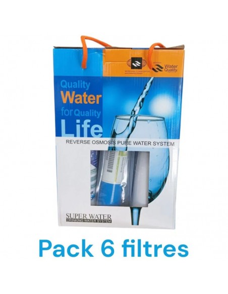 Pack entretien purificateur eau 6 étapes