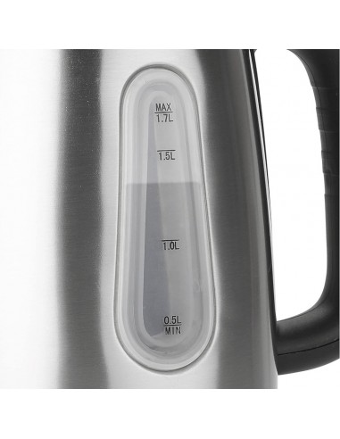 bouilloire sans fil inox argent moderne