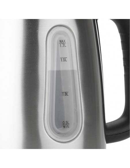 bouilloire sans fil inox argent moderne