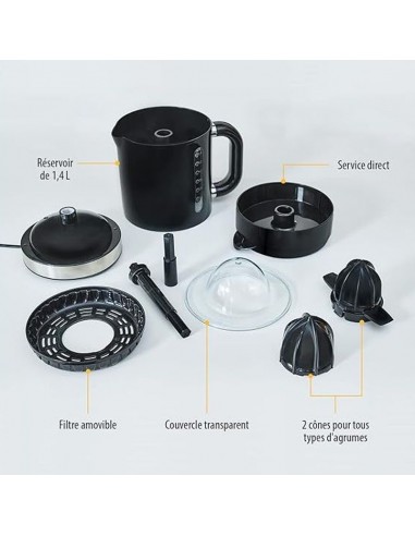 machine jus agrumes système anti-goutte