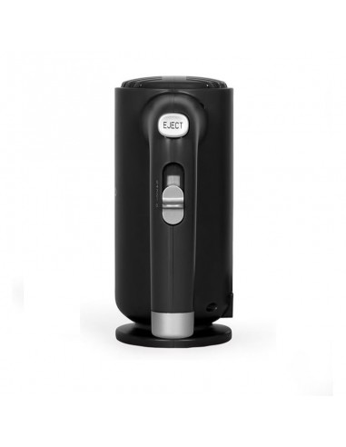 Batteur compact noir contrôle vitesse réglable