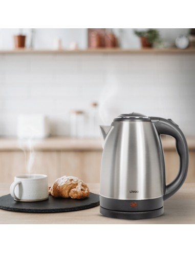 Bouilloire électrique maison Livoo sécurité anti-surchauffe Bouilloire électrique maison Livoo sécurité anti-surchauffe