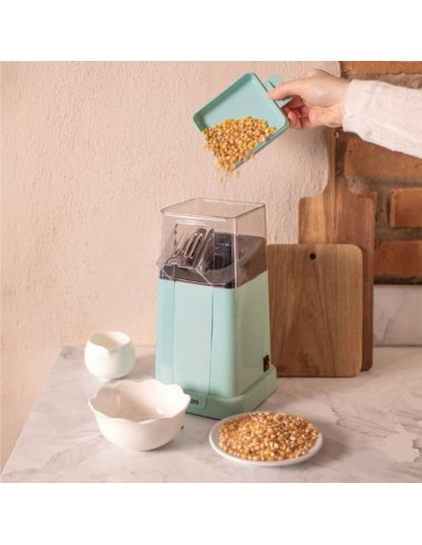 Appareil popcorn électrique 1200W design bleu moderne
