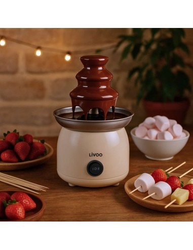 Fontaine chocolat crème pour pâtisserie et buffet familial