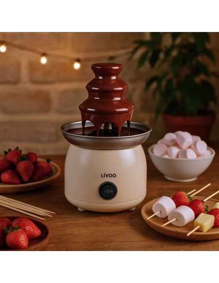 Fontaine chocolat crème pour pâtisserie et buffet familial