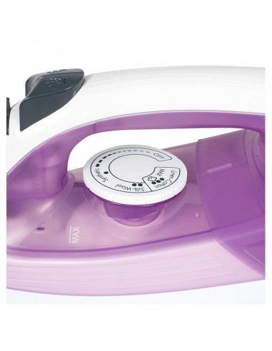 Fer à repasser domestique Livoo violet repassage rapide vêtements Fer à repasser domestique Livoo violet repassage rapide vêtements