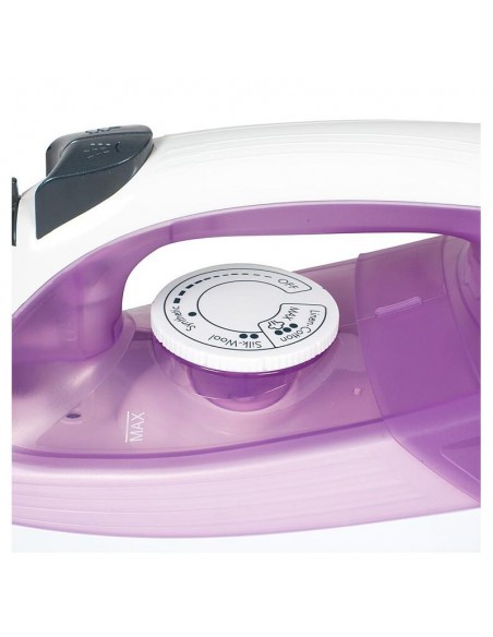 Fer à repasser domestique Livoo violet repassage rapide vêtements Fer à repasser domestique Livoo violet repassage rapide vêtements