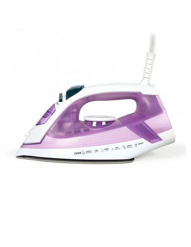 Fer à repasser LIVOO DOM481 violet semelle céramique repassage linge Fer à repasser LIVOO DOM481 violet semelle céramique repassage linge