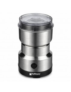 Moulin à café HOFFMANS inox argenté broyeur café domestique puissant