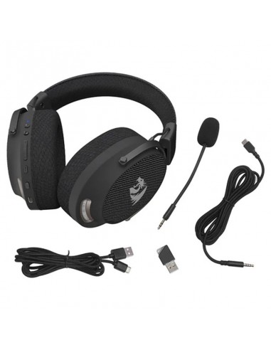 Casque gaming noir avec connectivité Bluetooth et USB Type-C
