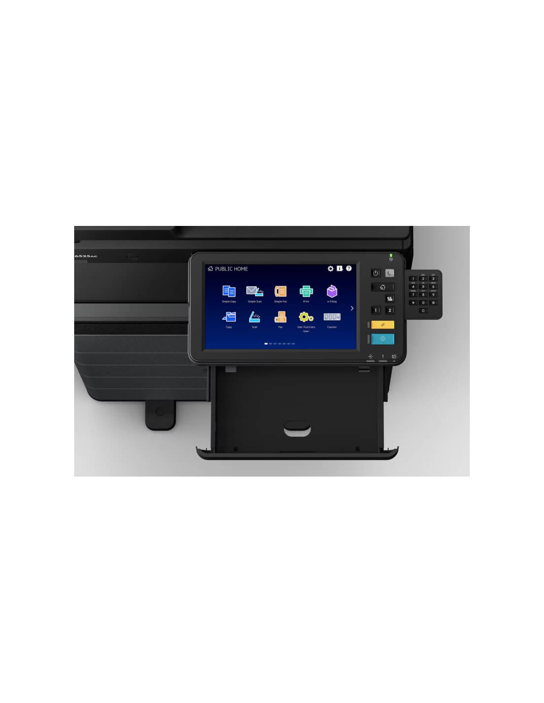 Écran tactile 10,1 pouces de l’imprimante Toshiba e-STUDIO 2021AC