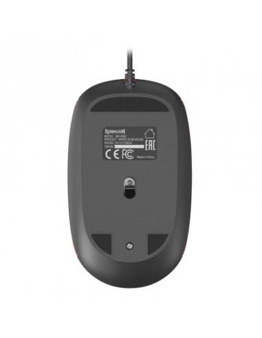 Vue arrière souris ergonomique Redragon BM-4062 pour PC et jeux