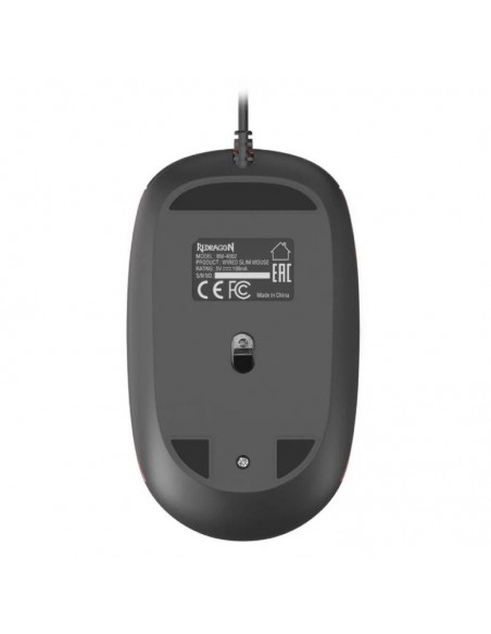 Vue arrière souris ergonomique Redragon BM-4062 pour PC et jeux